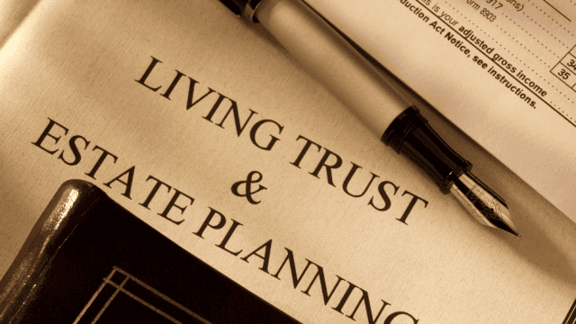 living trust and estate planning document